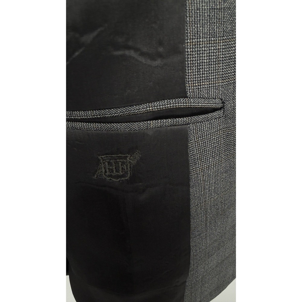 Hickey Freeman 42L Gray 100% Wool Blazer Men USA Made Luxury Sport Coat Tailored - Picture 6 of 13